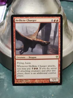 Hellkite Charger x1 Zendikar #131 LP 2009 MTG - Image 1