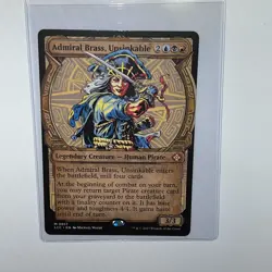Showcase ADMIRAL BRASS, UNSINKABLE mtg NM Commander Caverns of Ixalan Mythic - Image 1