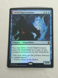 MTG FOIL Clever Impersonator Khans of Tarkir Magic the Gathering - Image 1