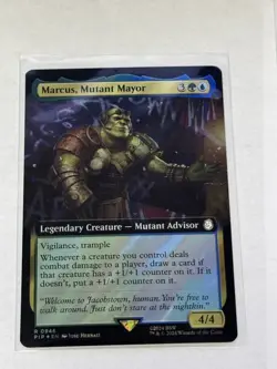 Marcus, Mutant Mayor Extended Art Surge Foil Universes Beyond: Fallout #946 - Image 1