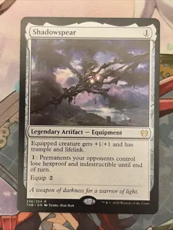 MTG Magic the Gathering Shadowspear (236/412) Theros Beyond Death LP - Image 1