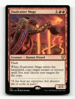 Dualcaster Mage Commander Legends #412 Rare - Image 1