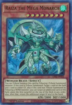 Raiza the Mega Monarch - GFP2-EN106 - Ultra Rare - 1st Edition - Lightly Played - Image 1