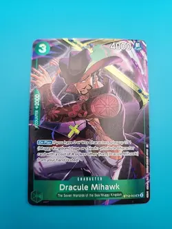 Dracule Mihawk (Illustration Box Vol.4) ST12-003 One Piece Promotion Cards Foil - Image 1