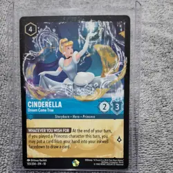 Disney Lorcana Cinderella Dream Come True Legendary EN-10 155/204 - Image 1