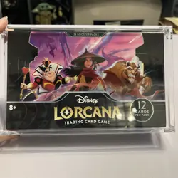 Disney Lorcana Rise of the floodborn booster box sealed acrylic case - Image 1