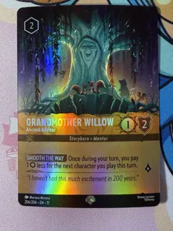 Disney Lorcana Winterspell GRANDMOTHER WILLOW Ancient Advisor Epic Foil #206/204 - Image 1