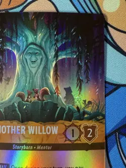 Disney Lorcana Winterspell GRANDMOTHER WILLOW Ancient Advisor Epic Foil #206/204 - Image 4