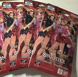 Lot Of 3 One Piece Booster Packs, Bandai Card Game, Heroines Edition EB-03, Eng. - Image 1