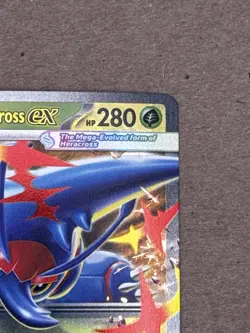 Pokemon TCG Mega Heracross EX Card 004/094 Phantasmal Flames Holo English NM - Image 2
