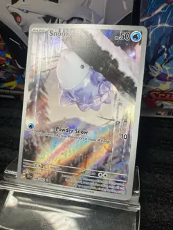 Pokemon Snom Illustration Rare Holo 168/162 SV05 Temporal Forces 50 HP Card - Image 1