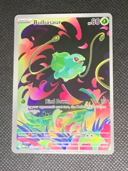 Bulbasaur 133/132 IR - Mega Evolution Pokemon Card - NM - Image 1