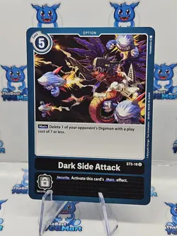 Digimon Card Game Dark Side Attack ST5-16 U NM - Image 1