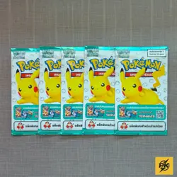 [Limited-edition] Pokemon x Taokeanoi THAI Promo Pokemon Cards * 1 SEALED PACK* - Image 1