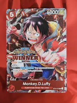 Monkey.D.Luffy (Winner Pack Vol. 5) ST01-012 One Piece Promotion Cards Foil - Image 1