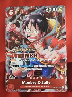 Monkey.D.Luffy (Winner Pack Vol. 5) ST01-012 One Piece Promotion Cards Foil - Image 2