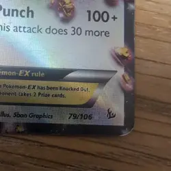 Pokemon M Kangaskhan EX Flashfire Holo Card 79/106 - Image 5