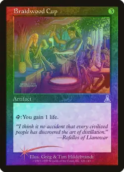 Braidwood Cup FOIL Urza's Destiny PLD Artifact Uncommon MAGIC CARD ABUGames - Image 1