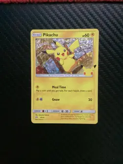 Pokemon Pikachu McDonald's 25th Anniversary Holo Promo Card 25/25 NM - Image 1