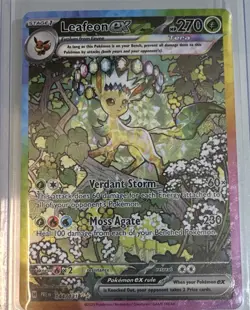 Pokemon Prismatic Evolutions SIR’s Eevee ex, Flareon ex, Leafeon ex 3-Card Lot - Image 3