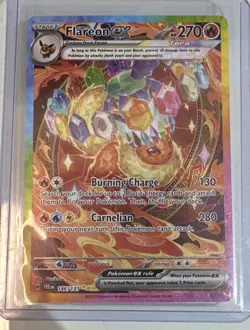 Pokemon Prismatic Evolutions SIR’s Eevee ex, Flareon ex, Leafeon ex 3-Card Lot - Image 4