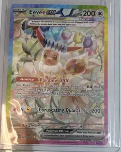 Pokemon Prismatic Evolutions SIR’s Eevee ex, Flareon ex, Leafeon ex 3-Card Lot - Image 5