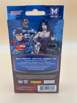 Panini 2017 MetaX TCG Justice League 50 Card Starter Deck - Sealed DC - Image 3