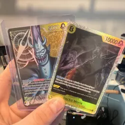 Bandai One Piece Card Game Gecko Moria Leader & Character Foil OP14 Card Lot - Image 1