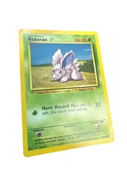 NIDORAN - 55/102 - Base Set - Pokemon Card - LP RB4 - Image 1