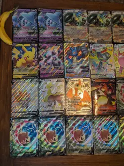 23 Pokemon Jumbo Card Lot - Pikachu Lucario VStar Lance Charizard V Shiny Jumbos - Image 3