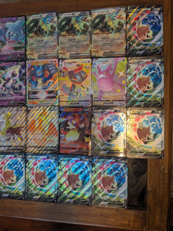 23 Pokemon Jumbo Card Lot - Pikachu Lucario VStar Lance Charizard V Shiny Jumbos - Image 5