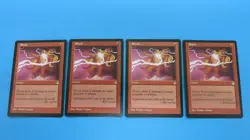 4x SHOCK INSTANT STRONGHOLD MTG MAGIC THE GATHERING NM / UNPLAYED - Image 1