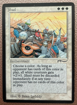 Jihadd from Arabian nights MTG Magic the gathering - Image 1