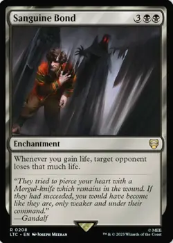 X 1 Sanguine Bond NM-M LTC 208 MTG Magic The Gathering - Image 1