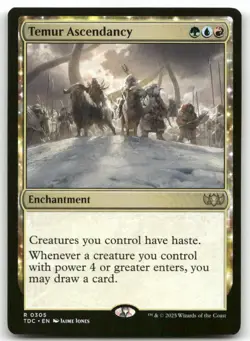 Temur Ascendancy #305 MTG Tarkir Dragonstorm TDC NM X1 - Image 1