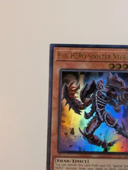 Yugioh TCG - 1x Evil Hero Sinister Necrom - LDS3-EN026 - NM - 1st Edition Ultra - Image 3
