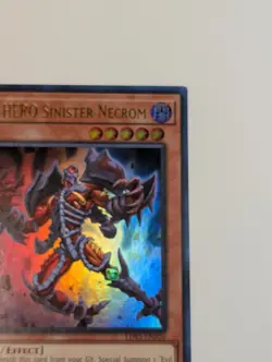 Yugioh TCG - 1x Evil Hero Sinister Necrom - LDS3-EN026 - NM - 1st Edition Ultra - Image 4