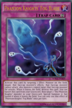 YUGIOH PHANTOM KNIGHTS' FOG BLADE ULTRA RARE WIRA-EN009 NEAR MINT - Image 1