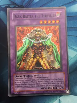 Yu-Gi-Oh! TCG Dark Balter the Terrible LOD-002 SUPER RARE MP Condition! - Image 1