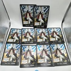 One piece TCG Mihawk DON x10 cards foil - Image 1