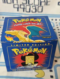 Pokemon 23k Burger King Gold Plated Trading Card Set - Box Lot Of 6 - Blue Box - Image 2