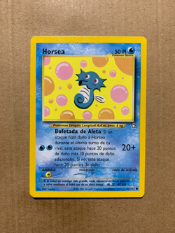SPANISH Horsea 62/111 Neo Genesis - Common Pokemon Card - EXCELLENT - Image 1