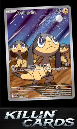 Helioptile - 143/132 143/132 Pokemon Illustration Rare ME01: Mega Evolution Card - Image 1