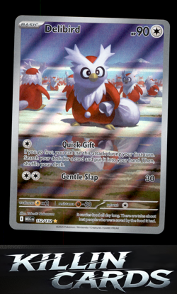 Delibird - 152/132 152/132 Pokemon Illustration Rare ME01: Mega Evolution Card N - Image 1