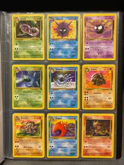 Fossil Set Complete Common and Uncommon Pokemon Cards Collection 1999 WOTC - Image 1
