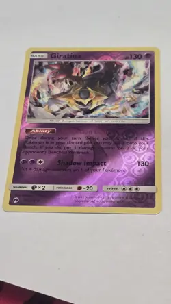 Giratina 97/214 Reverse Holo Rare Lost Thunder Pokemon Card - Image 1