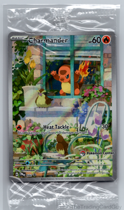 Pokemon Card Charmander 044 Pokemon Center Promo - Sealed - Image 1