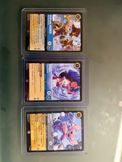 Disney Lorcana Ravensburger Card Lot Scrooge McDuck Moana Angel 3 Card Lot - Image 1
