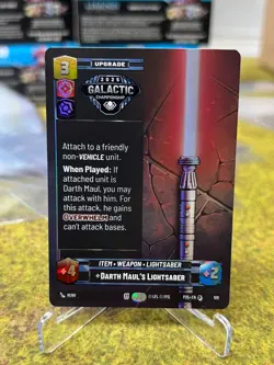 Star Wars Unlimited Galactic Championship Top 64 Light sabers SET (ALL 9 cards) - Image 5