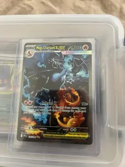 Pokemon Mega Charizard X ex Holo Mega Evolution Card PFL Set 125/094 - Image 1